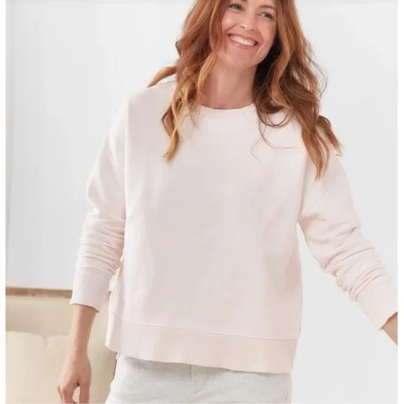 Frank & Eileen light pink tee lab knit pullover sweater - Picture 1 of 10